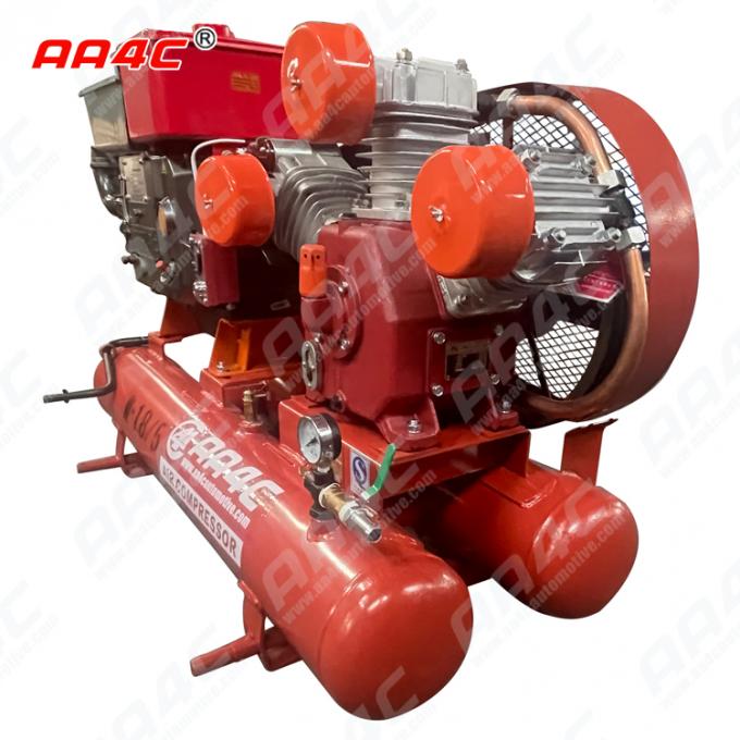 AA4C εναλλαγή της φορητής εξορυκτικής βιομηχανίας εμβόλων diesel πηγής αέρα εργαστηρίων αεραντλιών αεροσυμπιεστών υπαίθριας AA-W1.8/5